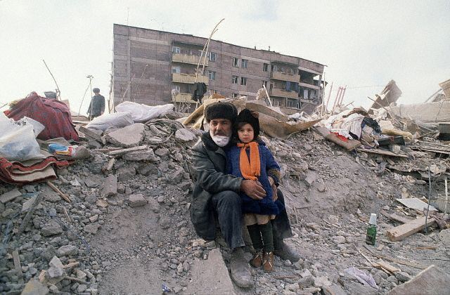 Armenia Earthquake Destruction